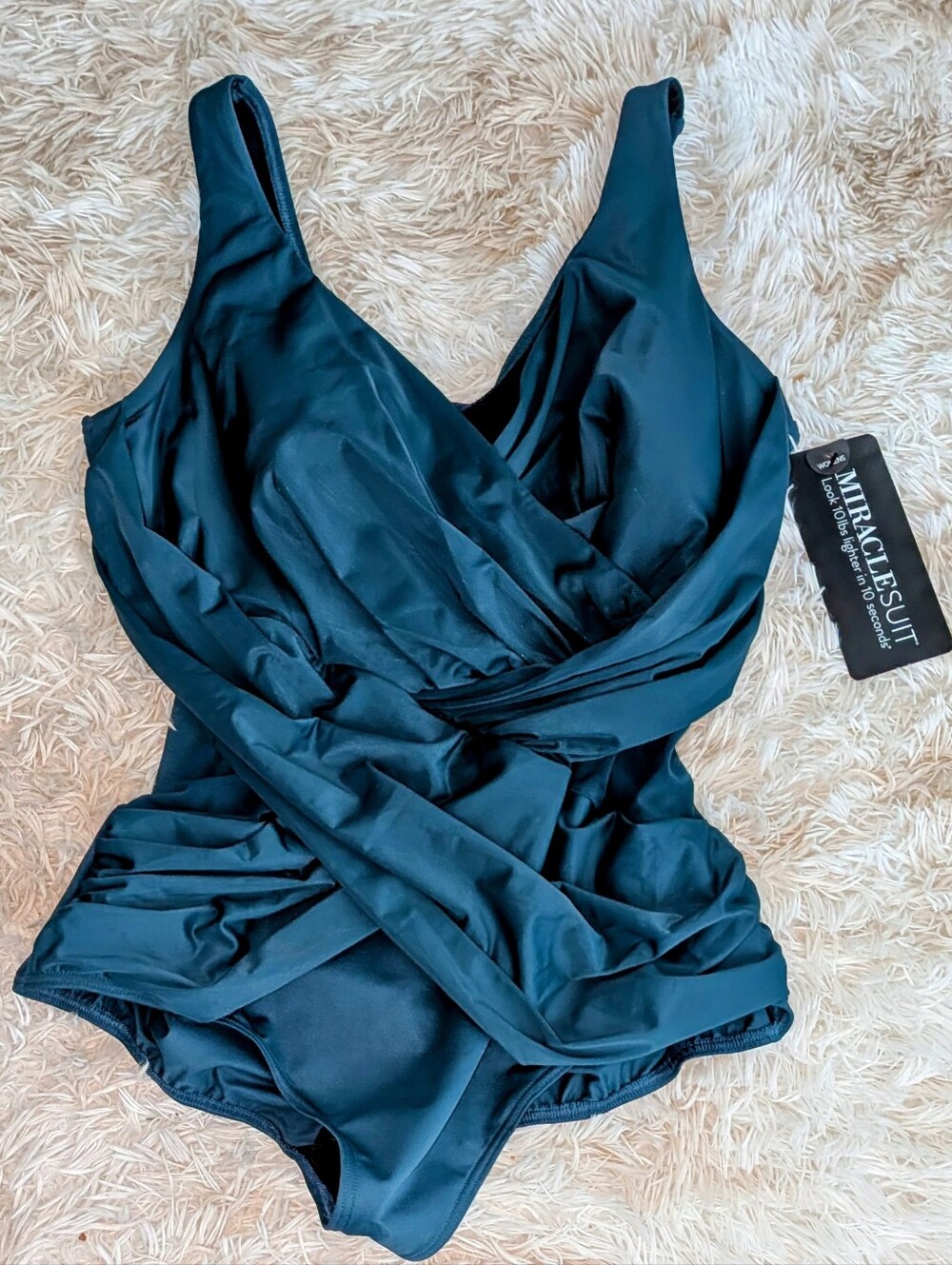 NWT, MiracleSuit, Nova Green, Crossover, One Piece Swimsuit - Ladies Size 24w